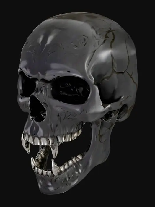 3D model for vampire skull
