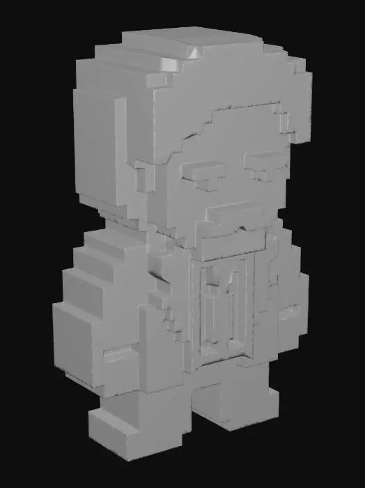 3D model for Pixelated Detective