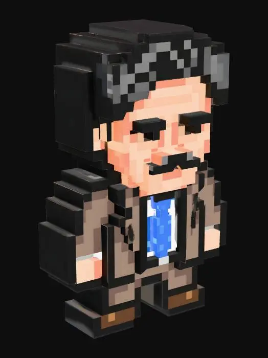 3D model for Pixelated Detective