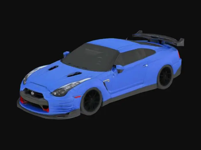 3D model for A Nissan GTR R34