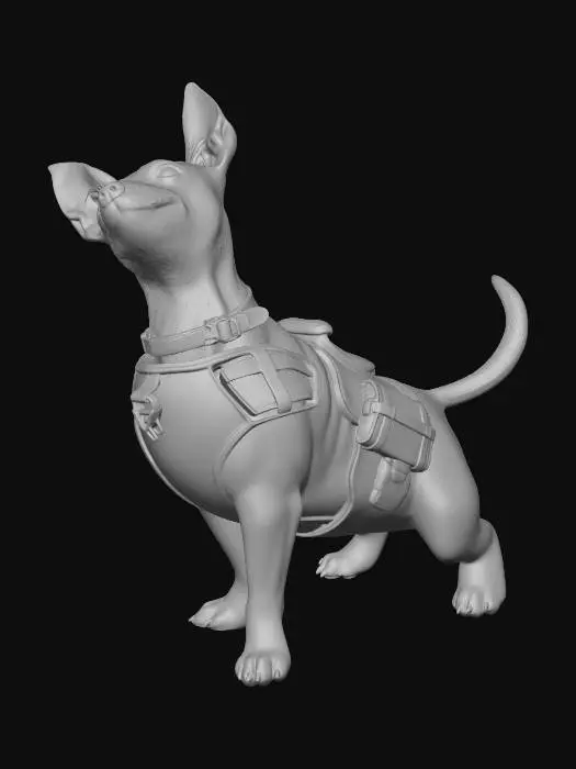3D model for Curious Pup