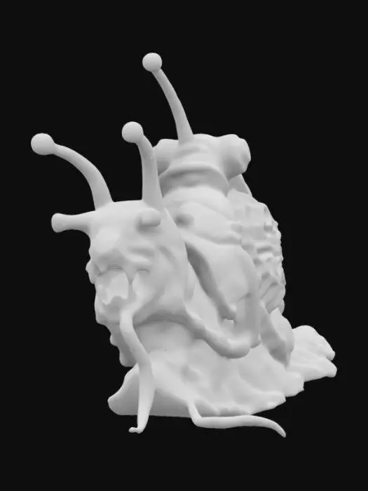 3D model for snail like turbo