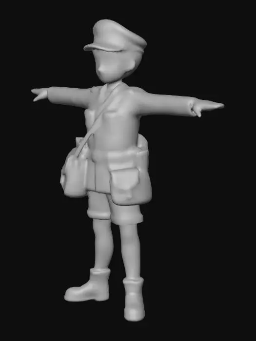 3D model for Mail Delivery Day