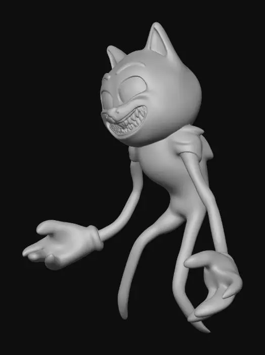 3D model for Cartoon cat