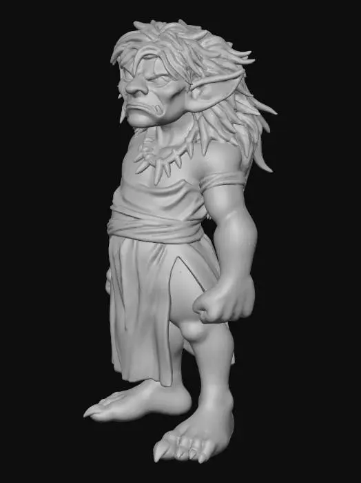 3D model for Troll in Rags