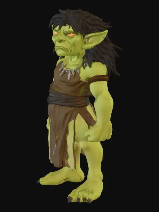 3D model for Troll in Rags