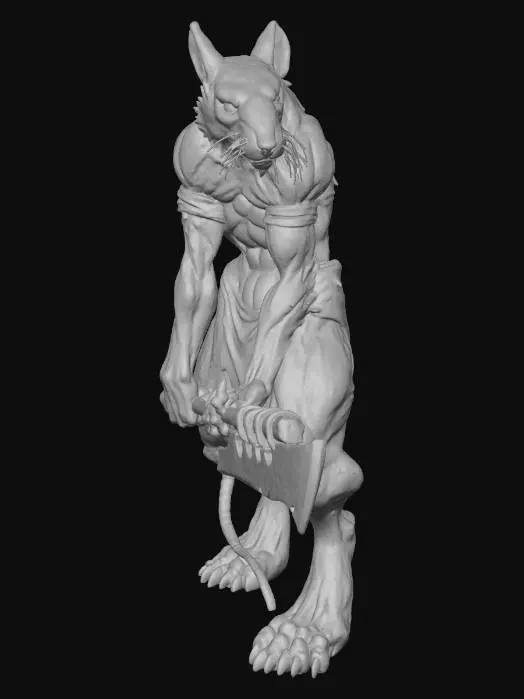3D model for Rat Warrior