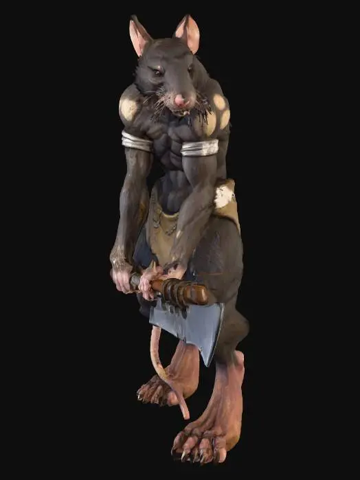 3D model for Rat Warrior