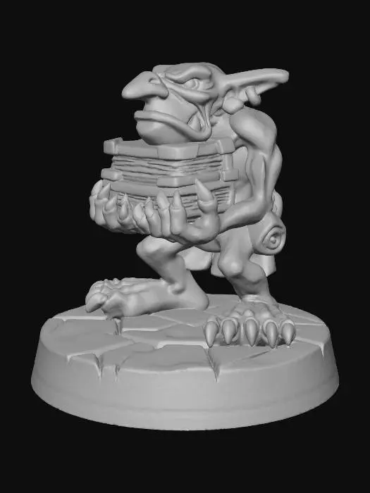 3D model for Goblin Scholar