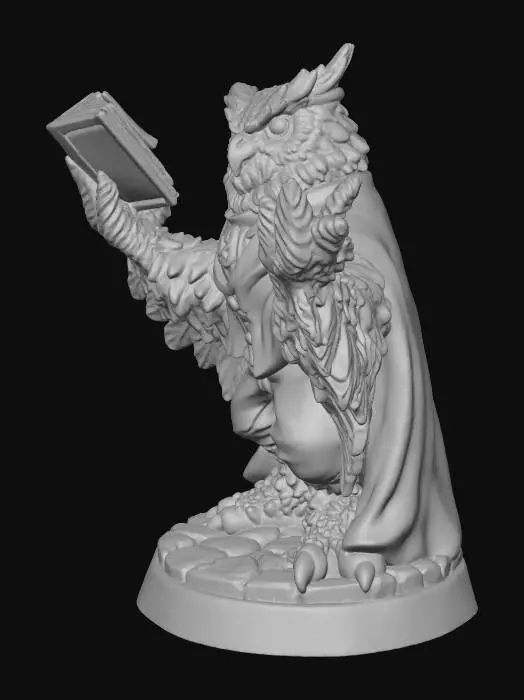 3D model for The Scholarly Owl