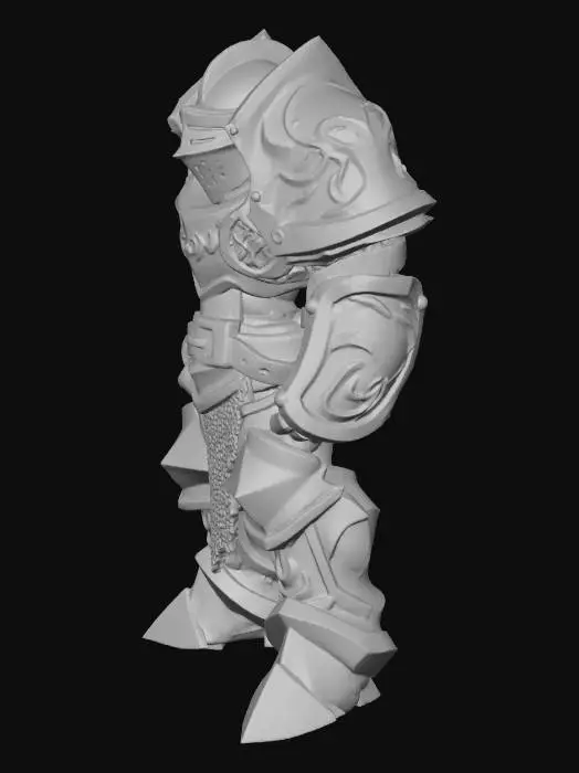 3D model for Knight of Flames