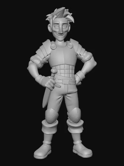 3D model for Adventurous Knight