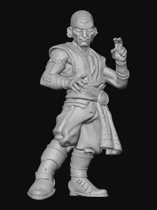 3D model for Human Monk .o1