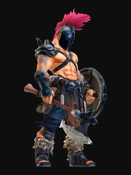 3D model for Warlord of the Crimson Mane