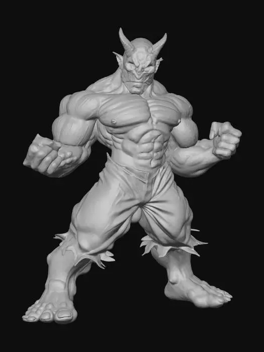 3D model for Demon Hulk