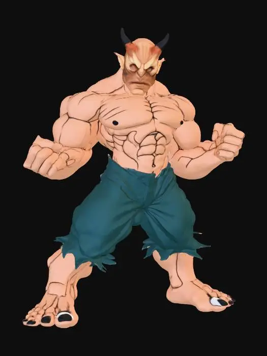 3D model for Demon Hulk