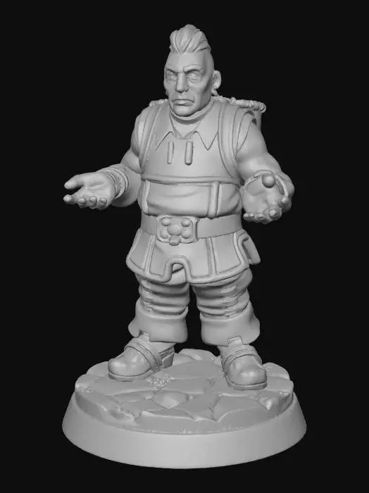 3D model for Explorer Figurine