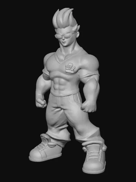 3D model for Muscle King