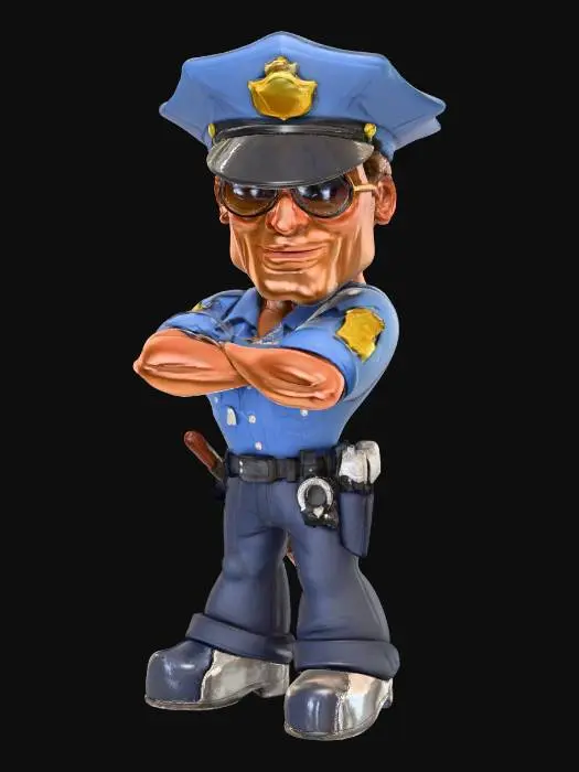 3D model for Confident Officer