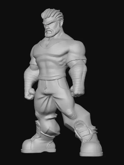 3D model for Strongman Hero