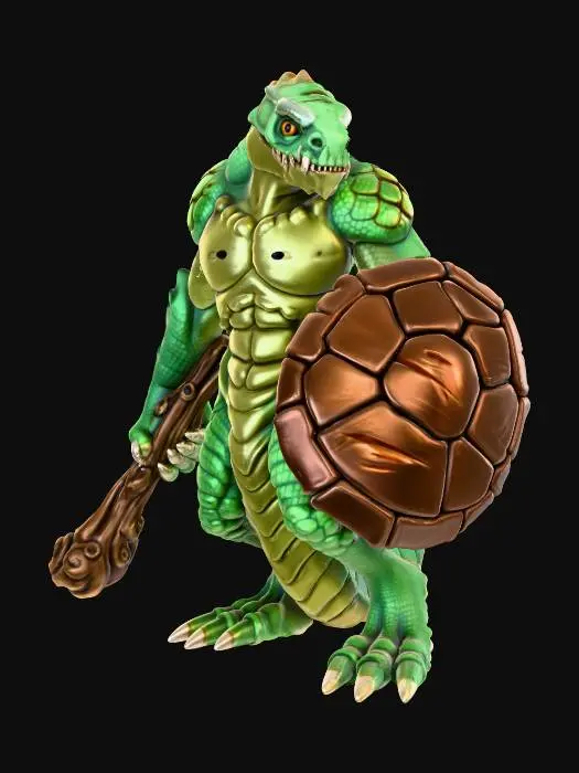 3D model for lizard-pose-a