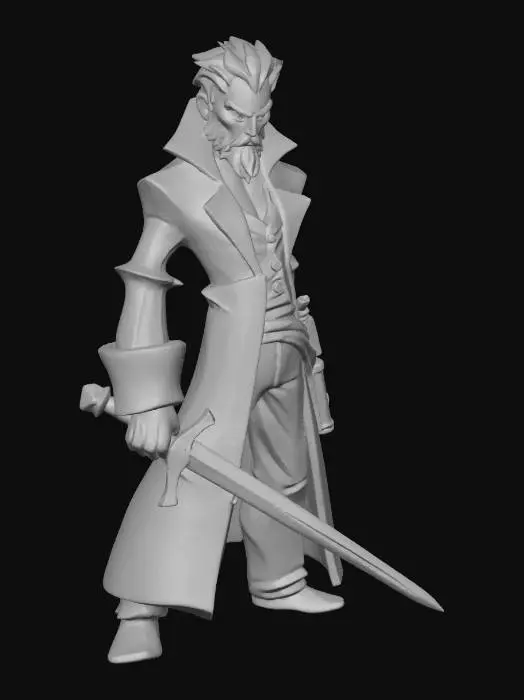 3D model for Sword-Wielding Shadow Hunter