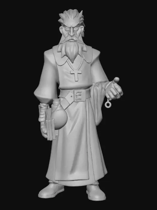 3D model for Elder Scholar Cleric