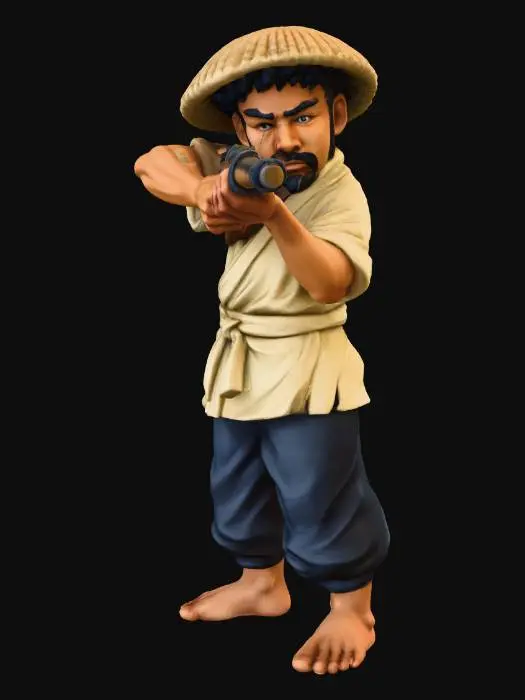 3D model for Samurai Sharpshooter