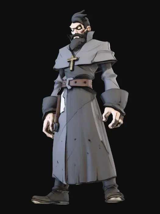 3D model for Shadow Cleric