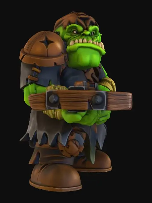 3D model for ok002-a-ork-crossbows-01