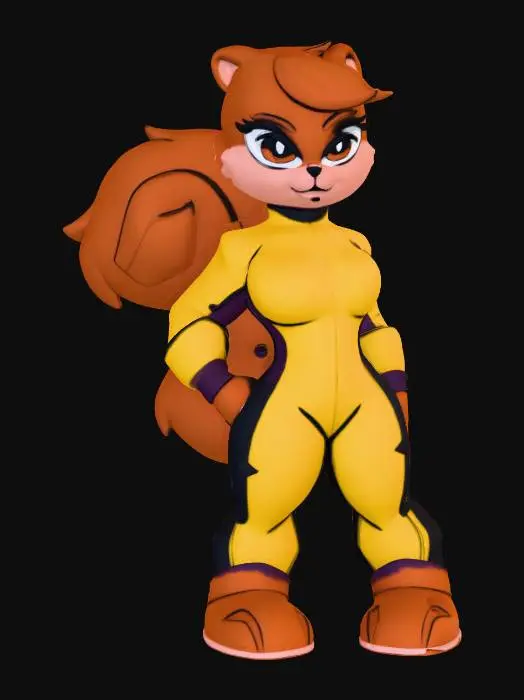 3D model for Squirrel Adventurer