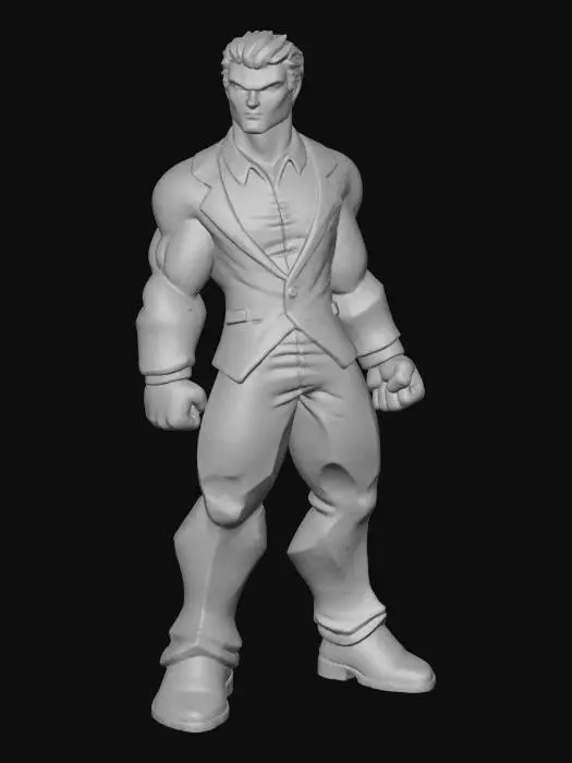 3D model for Shadow Suit Hero