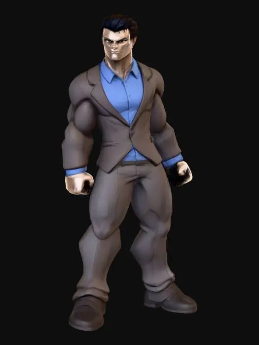 3D model for Shadow Suit Hero