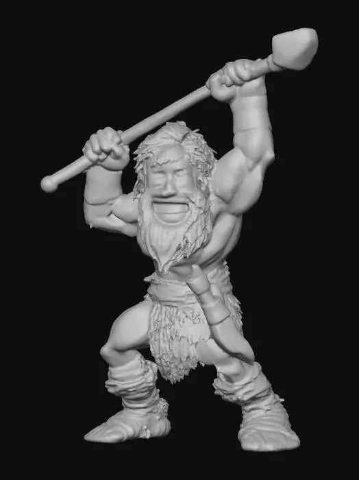 3D model for Cave Warrior