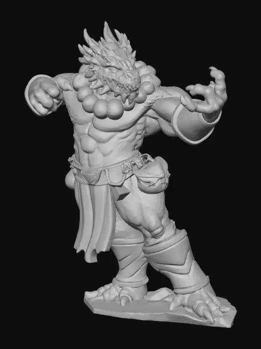 3D model for Mystic Draconic Warrior