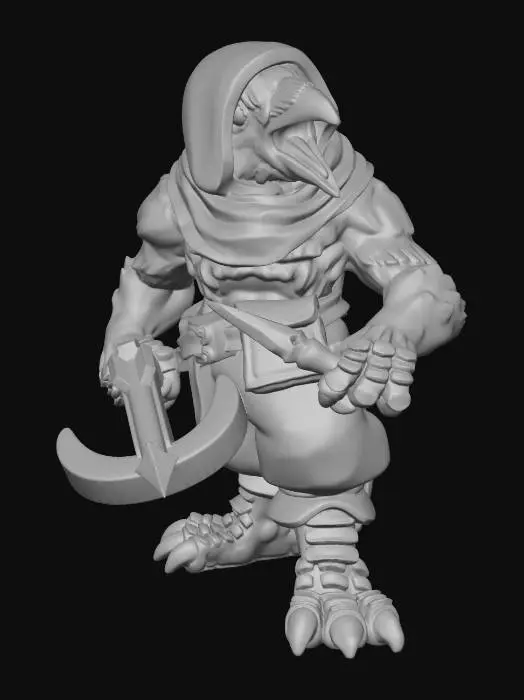 3D model for CrossBow_3crow