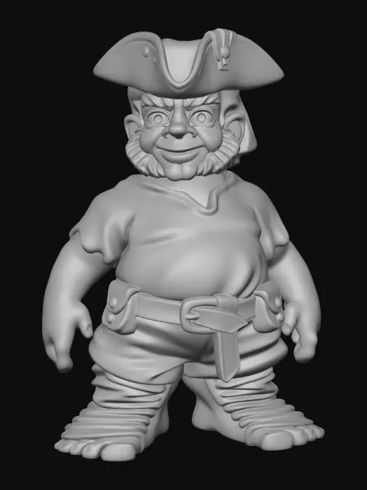 3D model for Pirate Adventure Halfling