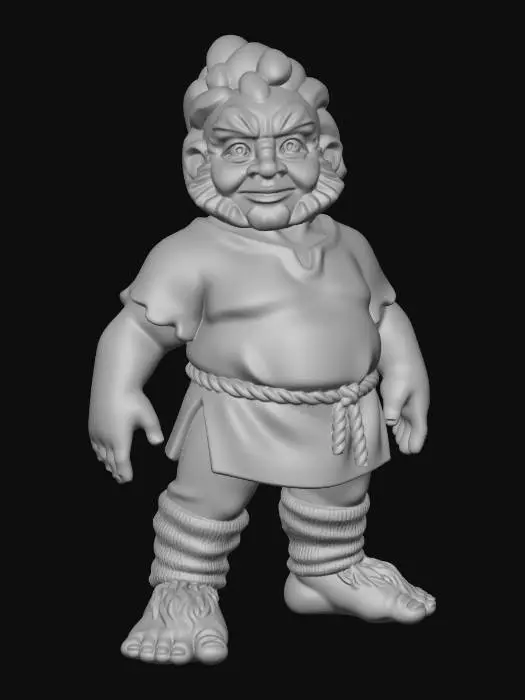 3D model for Halfling masckott