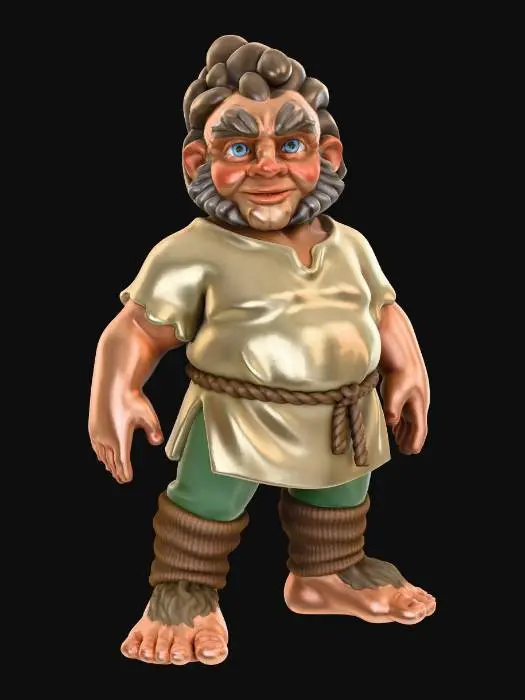 3D model for Halfling masckott