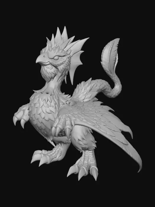 3D model for Mystical Cockatrice.o1