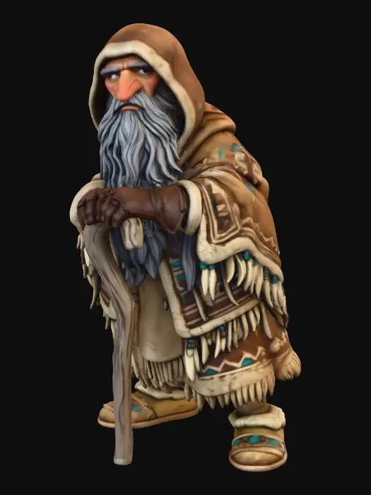 3D model for The Wise Wanderer