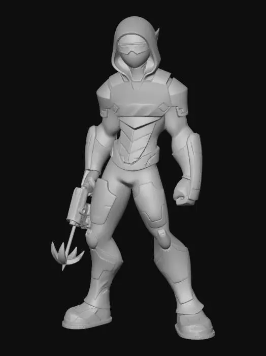 3D model for Camouflage Assassin