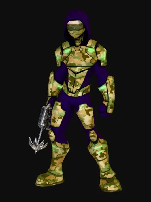 3D model for Camouflage Assassin