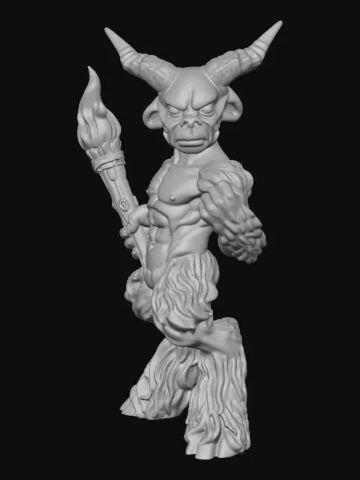 3D model for Flamebound Satyr(male)