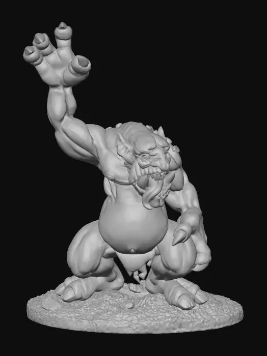 3D model for troll1 Dressed