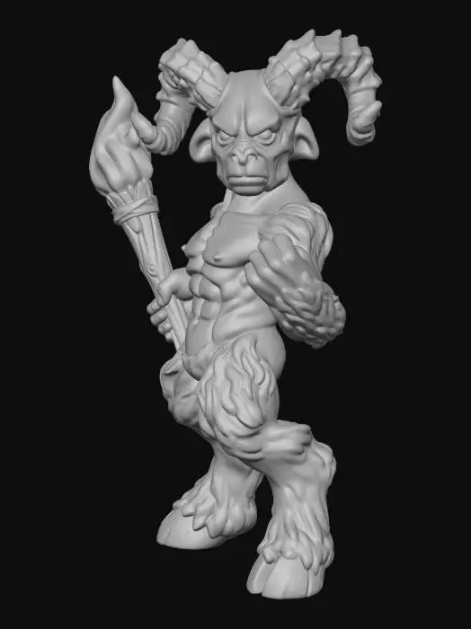 3D model for Flamebound Satyre