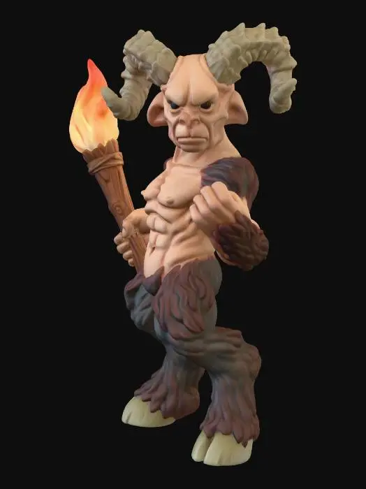 3D model for Flamebound Satyre