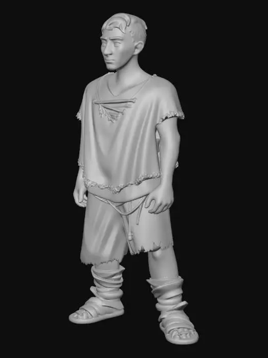 3D model for Scrappy Peon