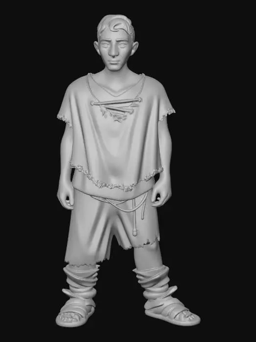 3D model for Scrappy Peon