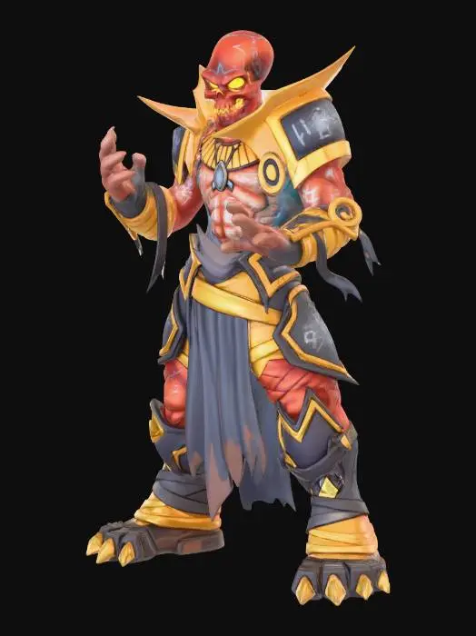 3D model for Infernal KnightBorne